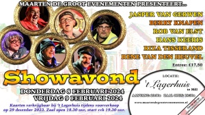 Kaartverkoop showavonden